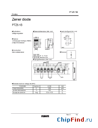 Datasheet PTZ10B manufacturer Rohm